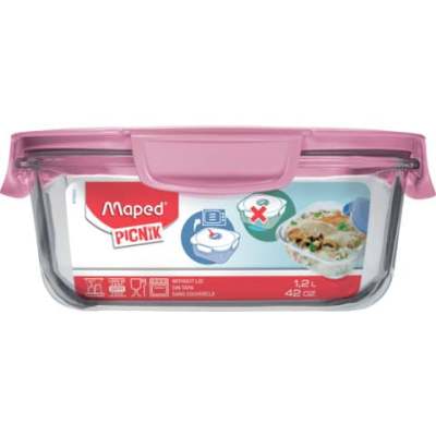 Maped Lunchbox CONCEPT Glas - 1,2 Liter, tender rosa