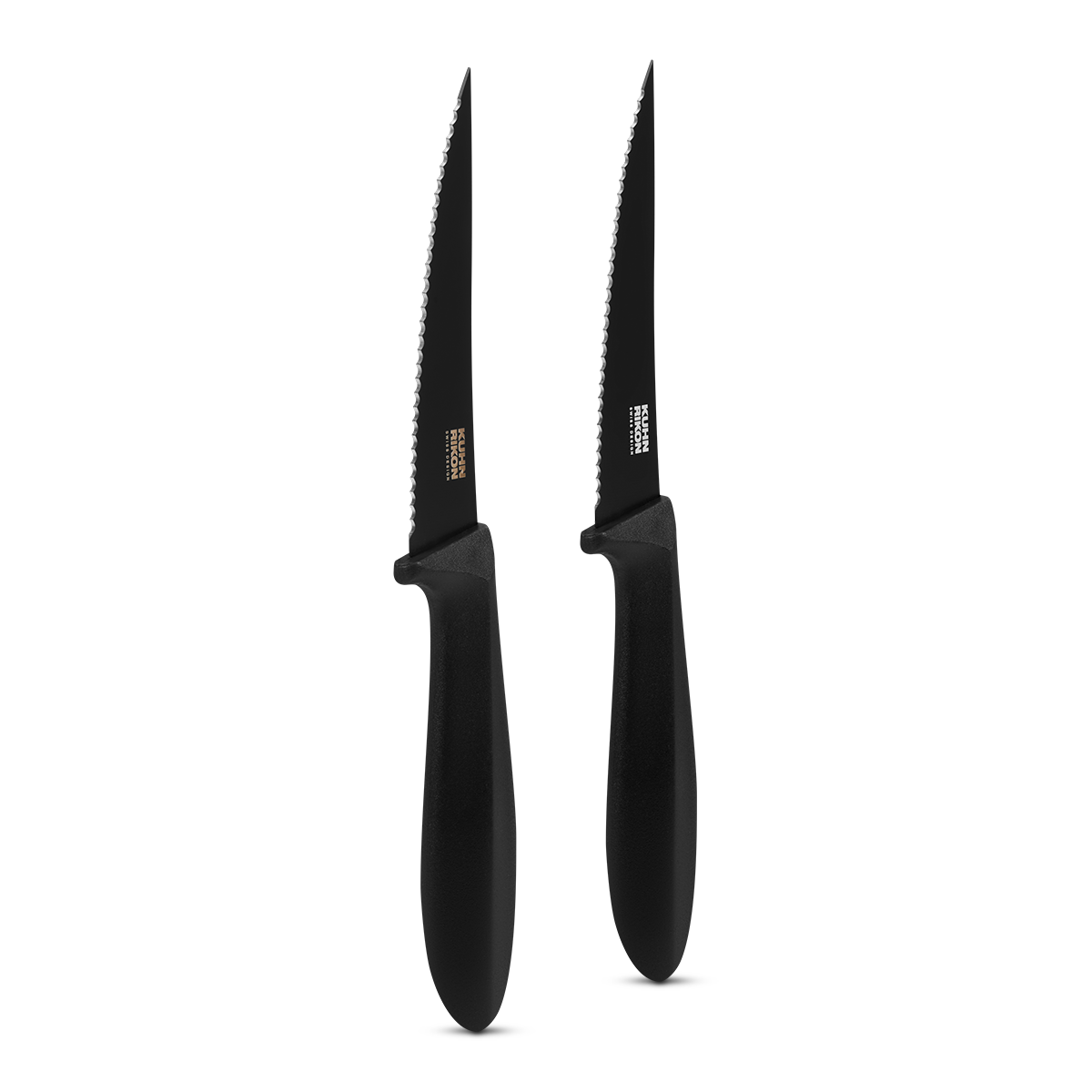 KUHN RIKON COLORI®V Steakmesser 2er Set, schwarz