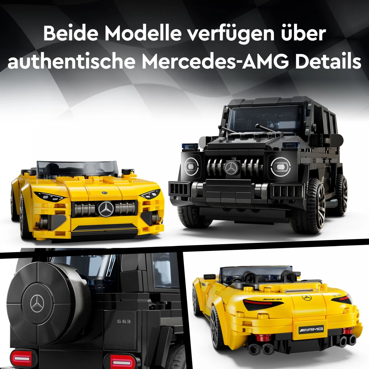 LEGO® Speed Champions Mercedes-AMG G 63 & Mercedes-AMG SL 63 76924