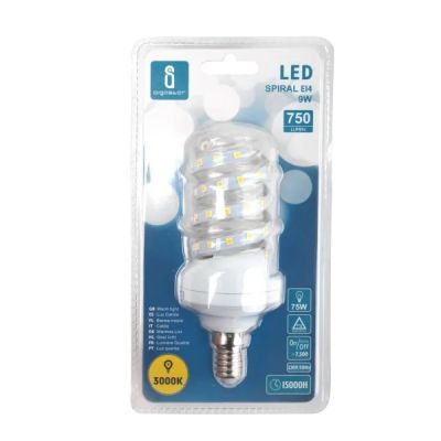 LED 'Spirale', 9W, E14