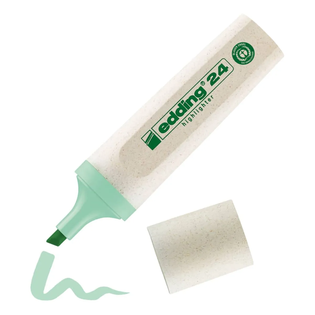 Edding 24 EcoLine Textmarker - nachfüllbar, pastellgrün