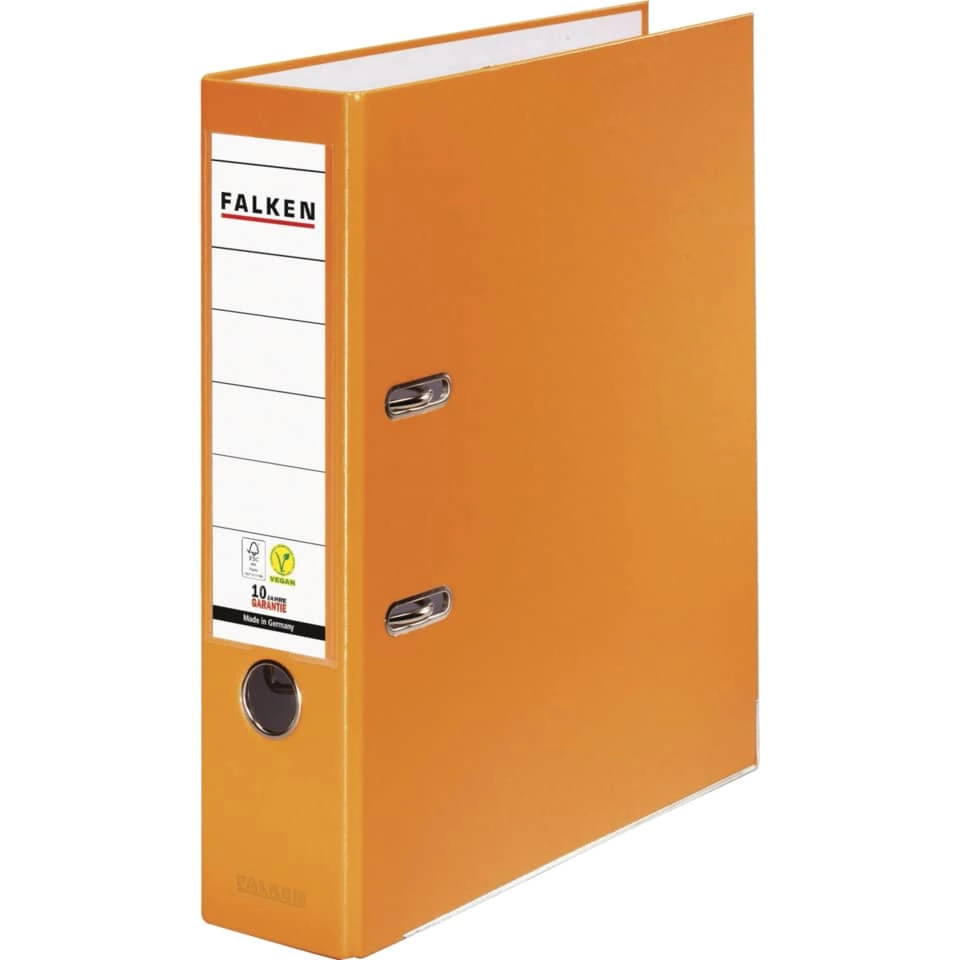 Falken Ordner PP-Color S80 - A4, 8 cm, orange