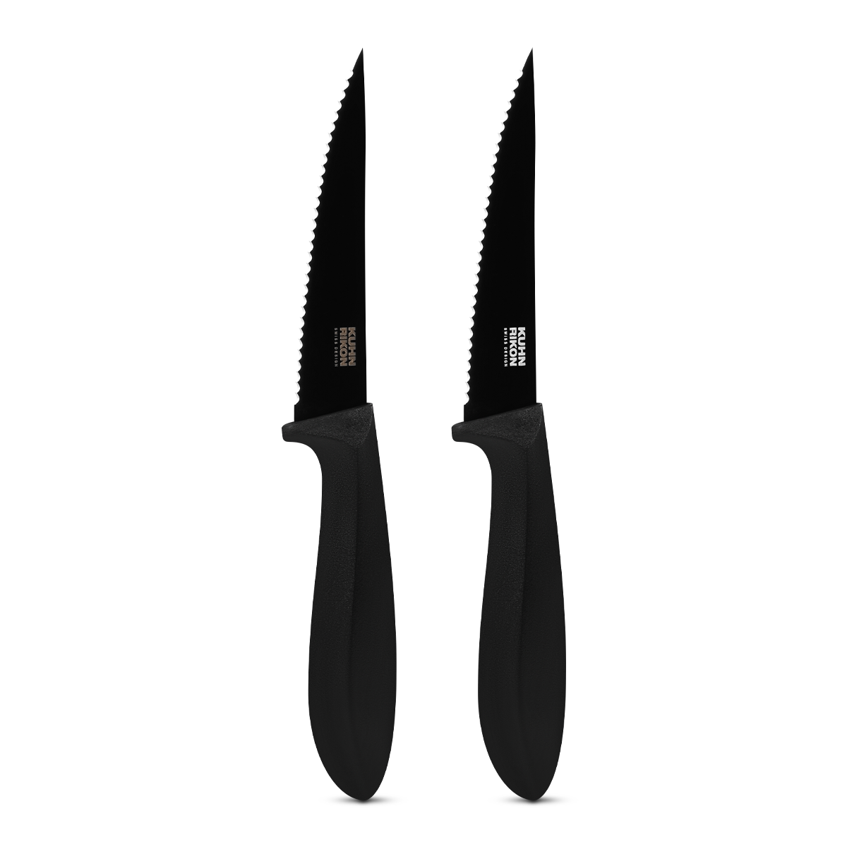 KUHN RIKON COLORI®V Steakmesser 2er Set, schwarz