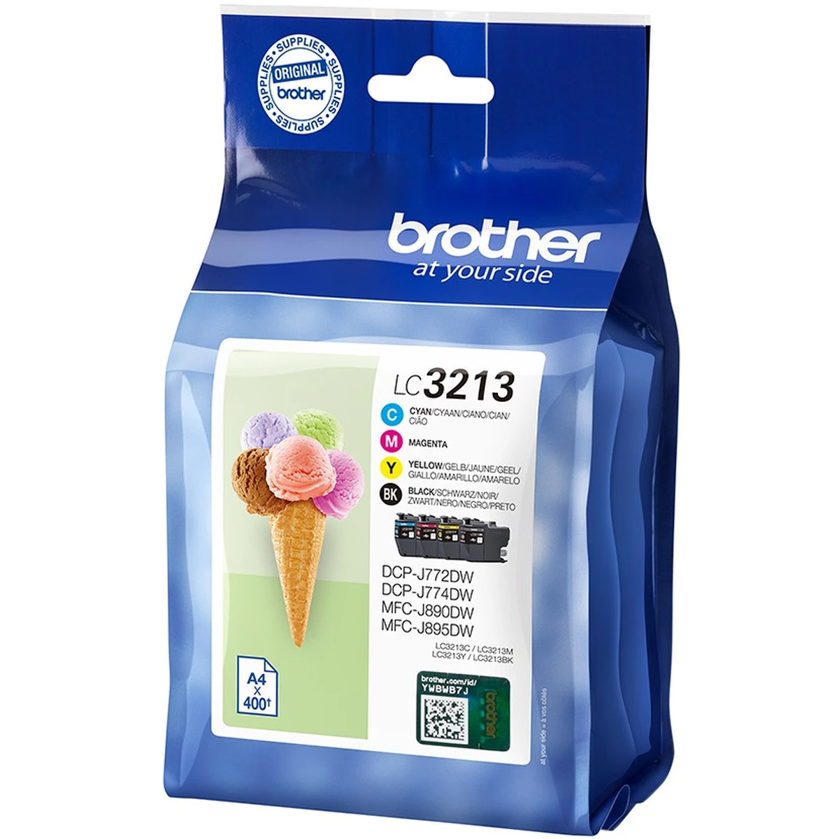 Druckerpatronen MultiPack Brother LC-3213VALDR schwarz cyan magenta gelb 1.600 Seiten