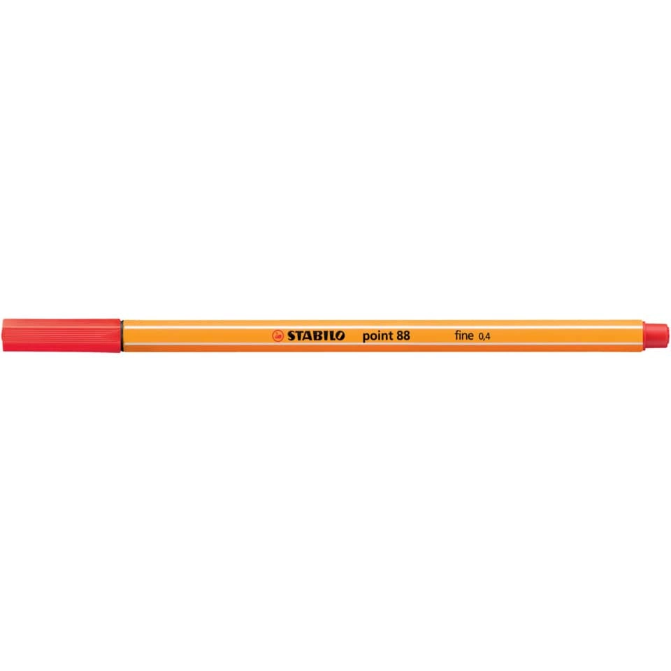 Fineliner point 88®, 0,4 mm, rot