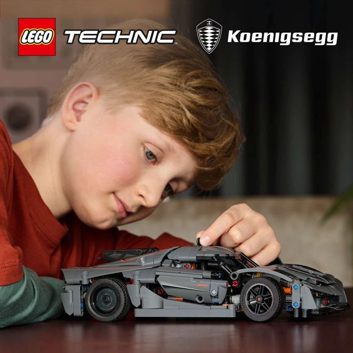 LEGO® Technic Koenigsegg Jesko Absolut Supersportwagen in Grau 42173