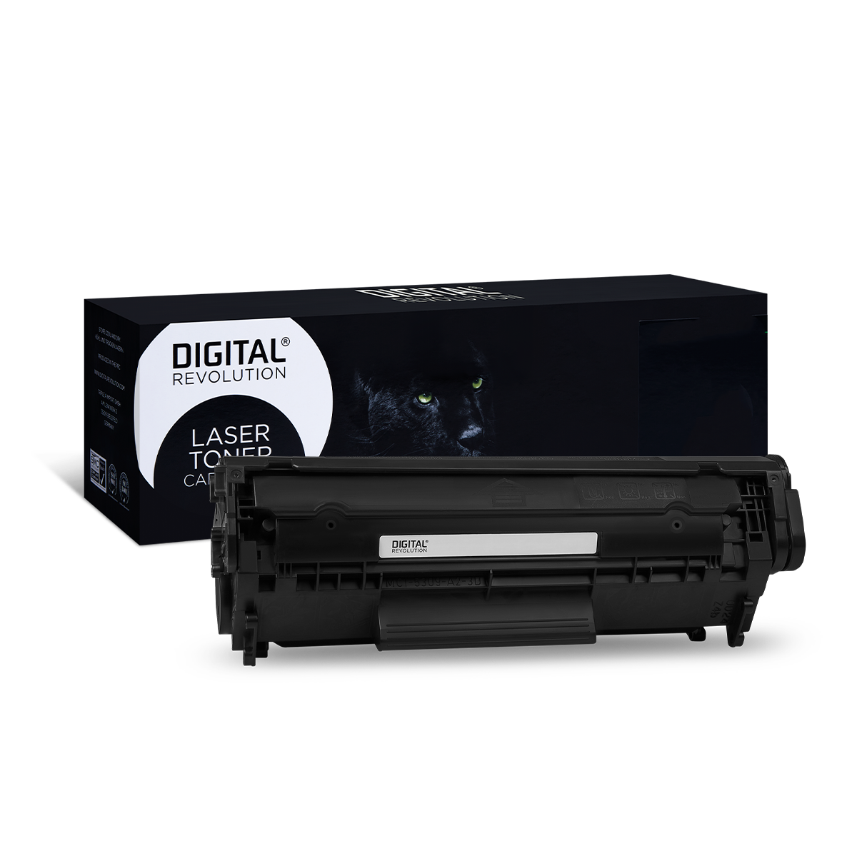 HP/Canon Q2612A, 703 - alternativer ECO Toner 'schwarz' 3.000 Seiten - Digital Revolution