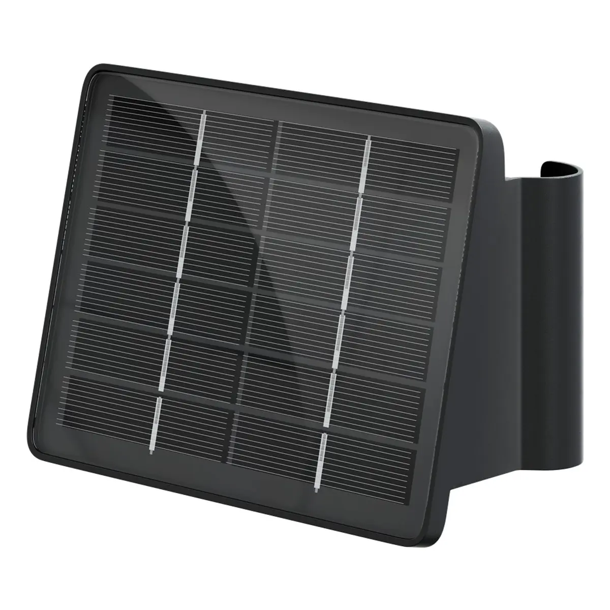 LED-Solar-Wandleuchte Quadros, schwarz