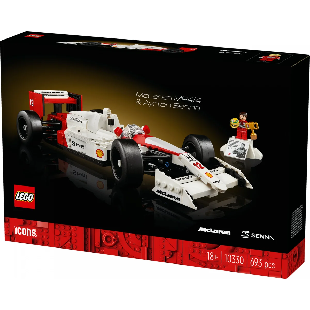 LEGO® Icons McLaren MP4/4 & Ayrton Senna 10330