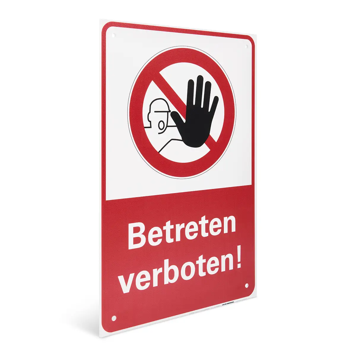 Schild - Betreten verboten