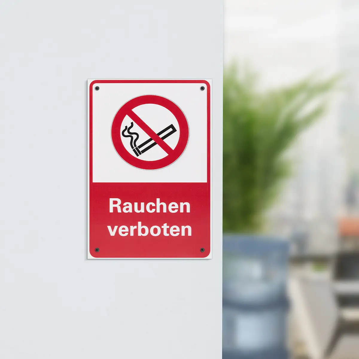 Schild - Rauchen verboten