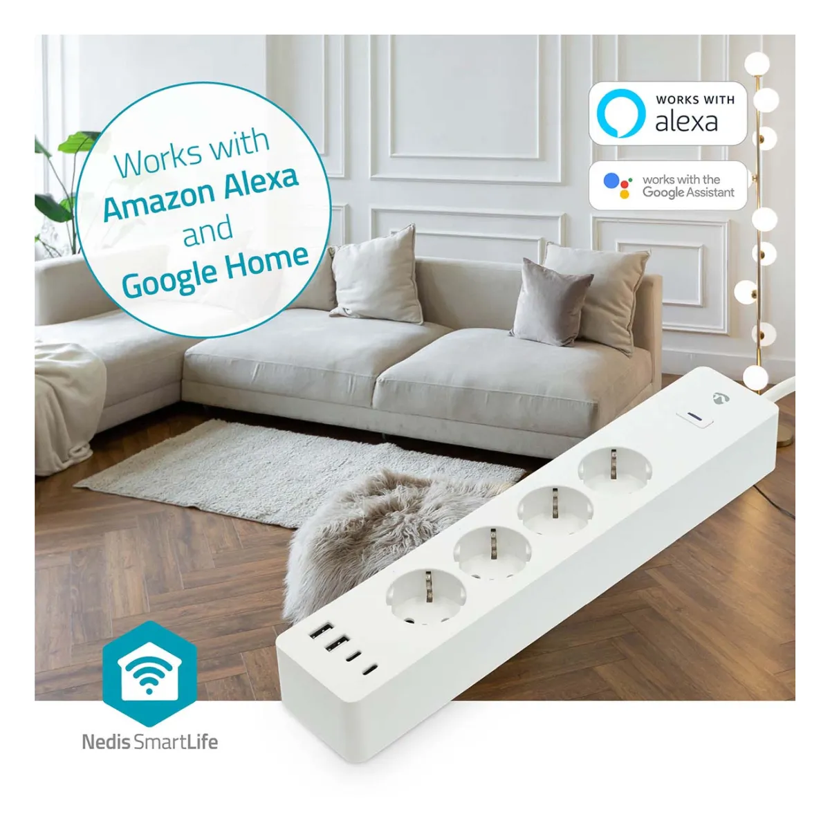 Nedis SmartLife Power Strip