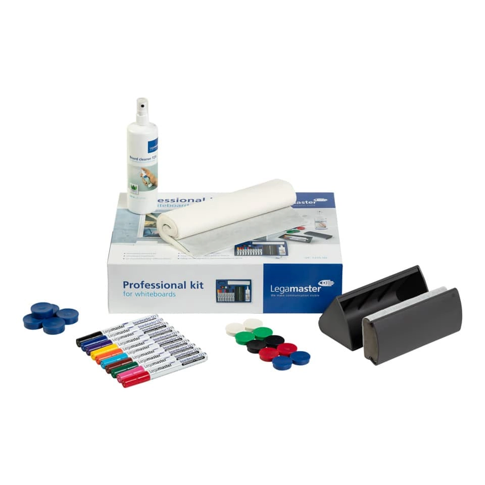 LEGAMASTER Whiteboard PROFESSIONAL Zubehörset - 77-tlg.