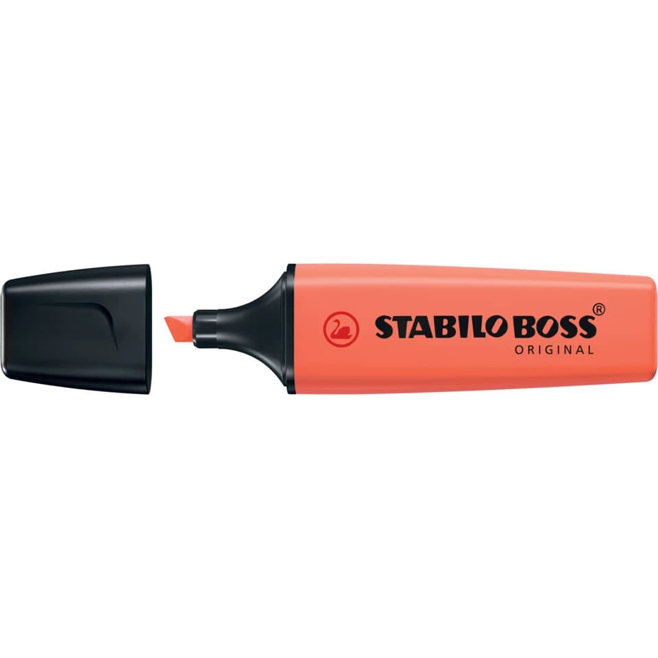 Textmarker Stabilo Boss® pastell korallrot