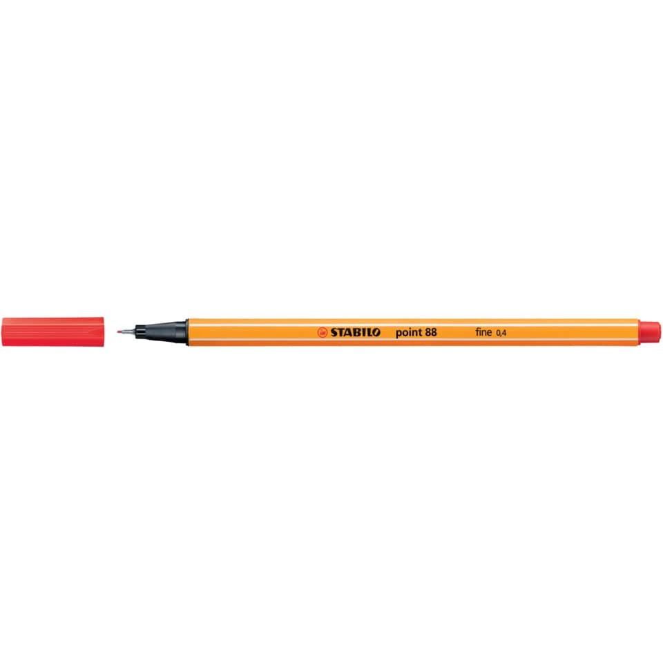 Fineliner point 88®, 0,4 mm, rot