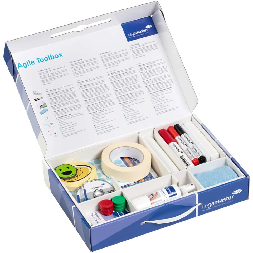 LEGAMASTER Moderationsset Agile toolbox 500-tlg.