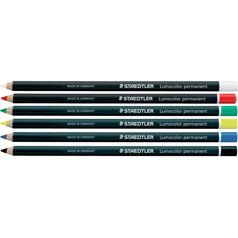 Staedtler Lumocolor® permanent glasochrom Trockenmarker, weiß