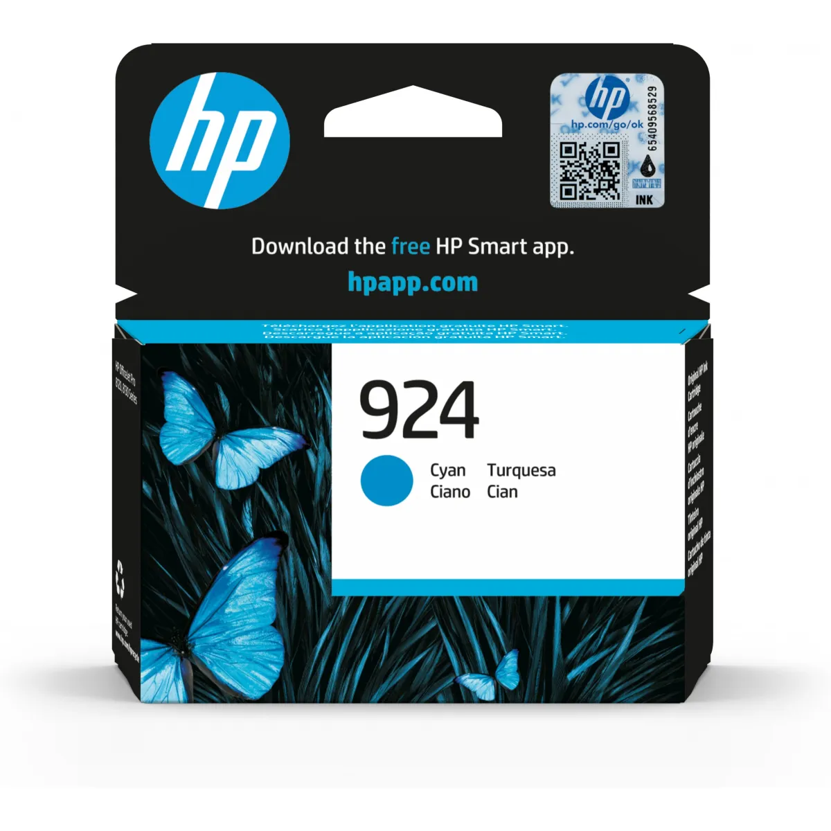 Druckerpatrone HP 924 cyan 400 Seiten (4K0U3NE)