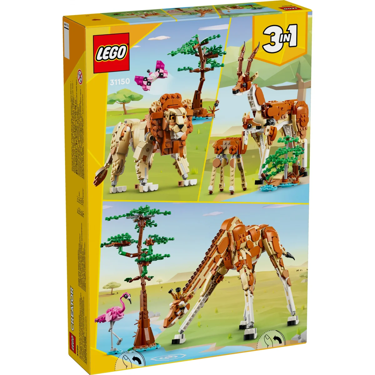LEGO® Creator 3-in-1 Tiersafari 31150