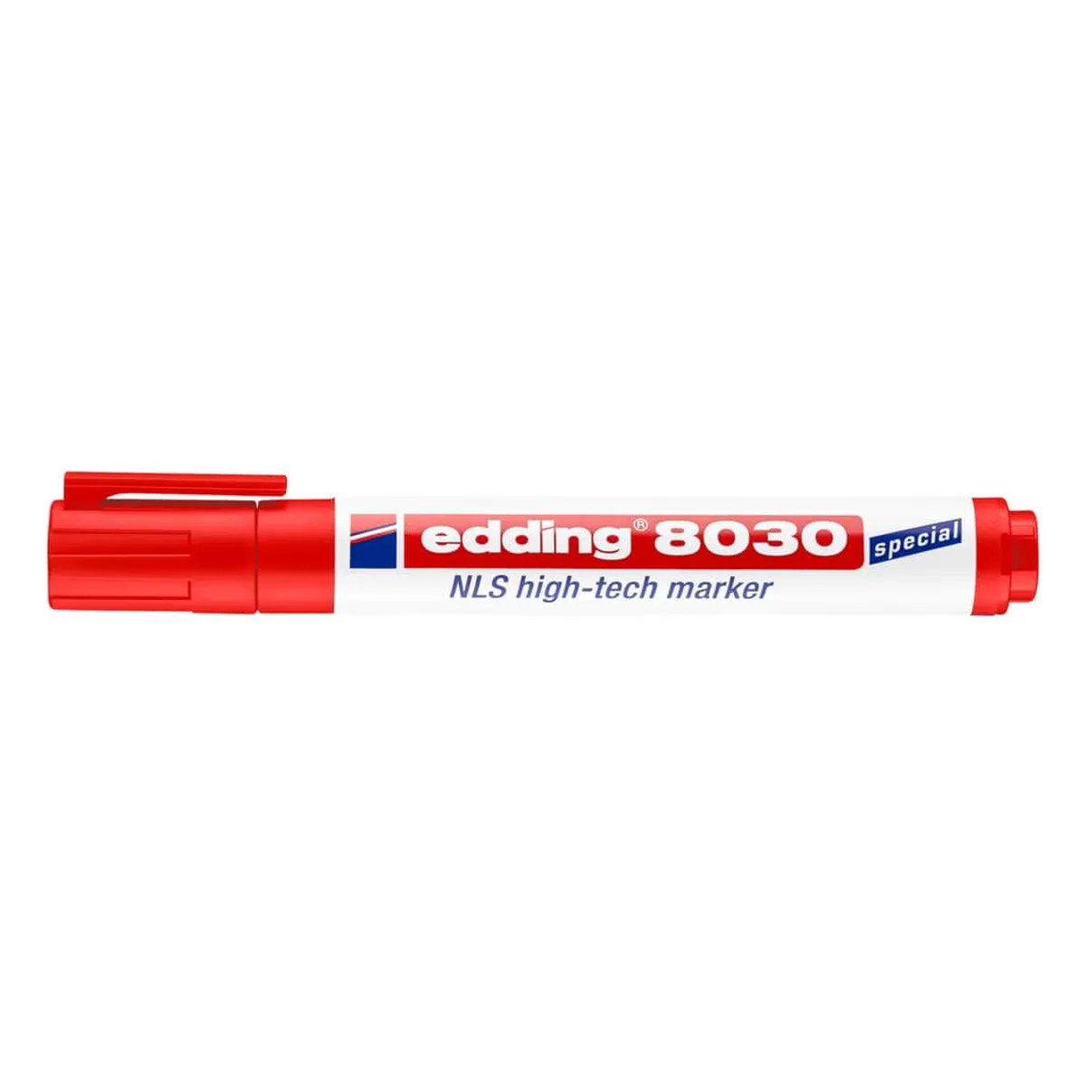 Edding 8030 NLS high-tech marker Spezialmarker - permanent, 1,5 - 3 mm, rot