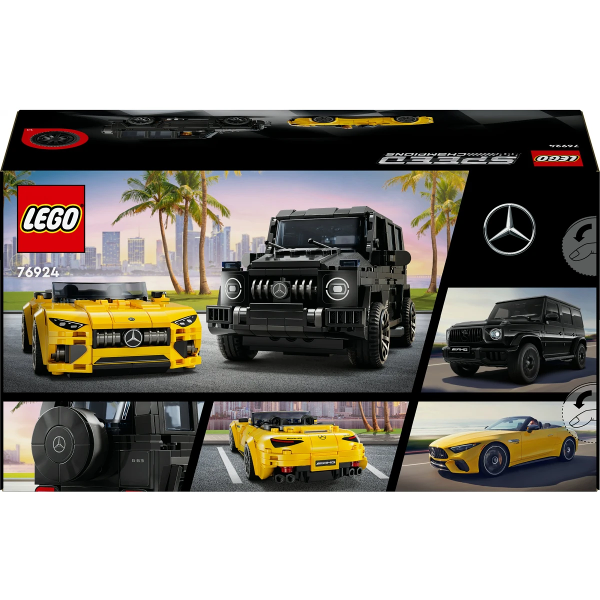 LEGO® Speed Champions Mercedes-AMG G 63 & Mercedes-AMG SL 63 76924