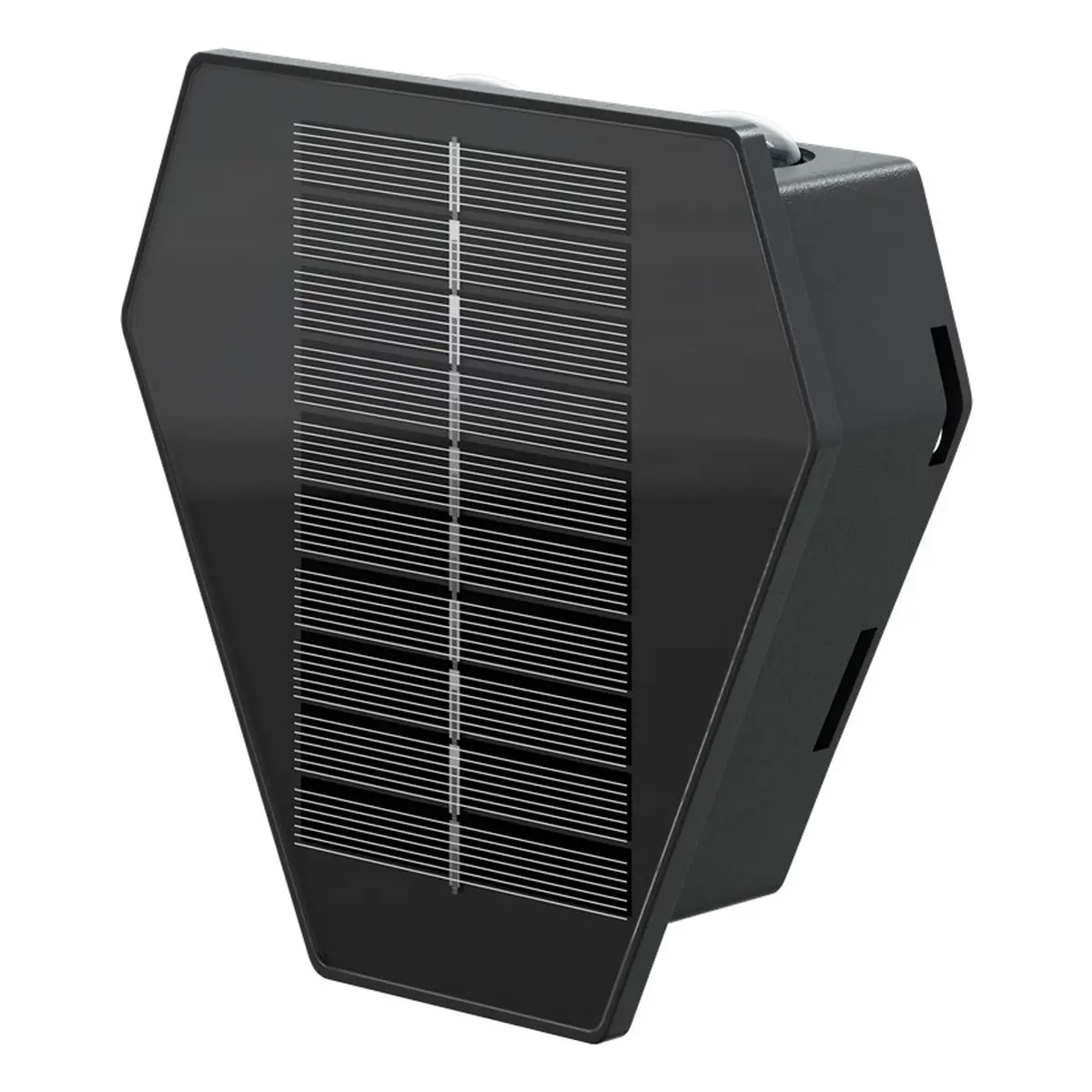 LED-Solar-Wandleuchte Diamant, schwarz